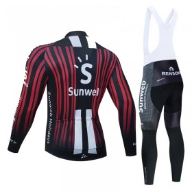 Completo Maglia ML + Pantaloncino con bretelle ML 2020 Team Sunweb N003